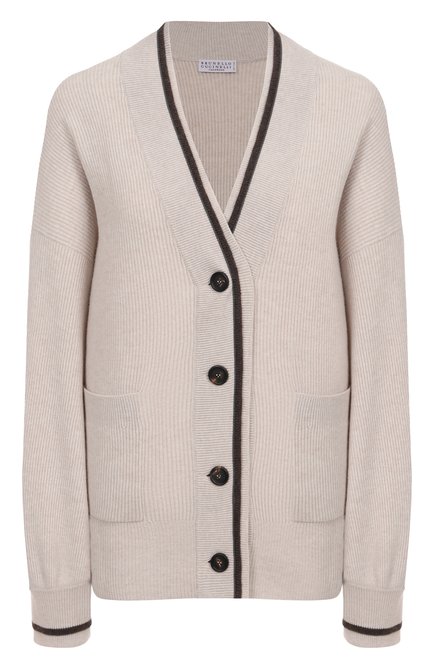 Женский кардиган из шерсти и кашем�ира BRUNELLO CUCINELLI, арт. M16222716