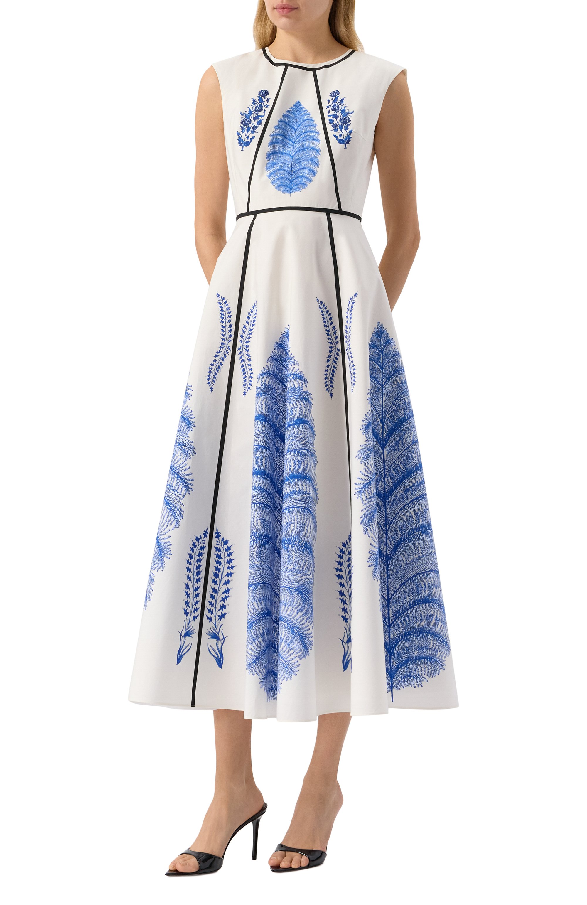 Хлопковое платье GIAMBATTISTA VALLI, арт. 25SSPVCA5086-59PRI, фото 3