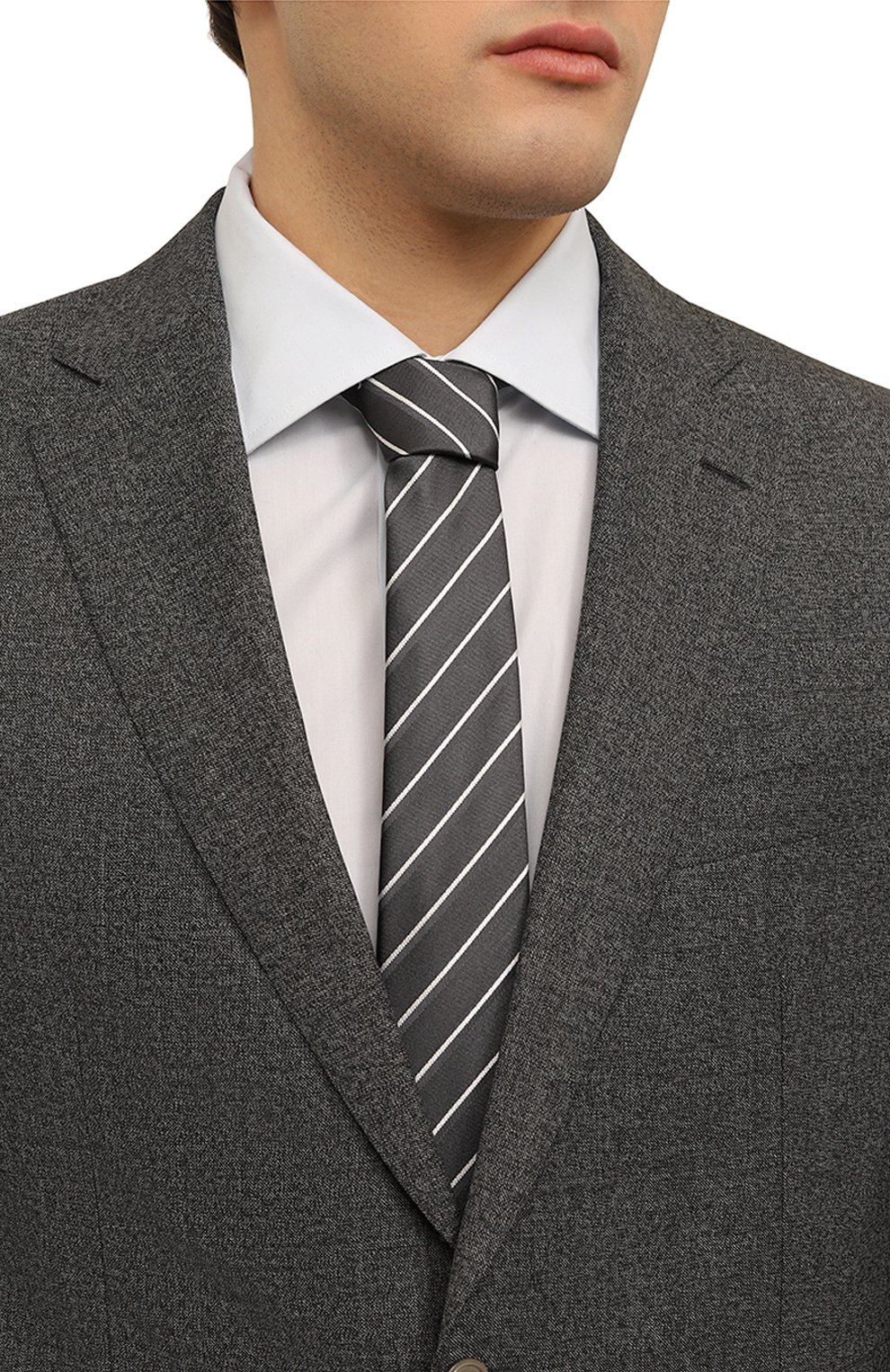 Шелковый галстук GIORGIO ARMANI, арт. 360054/4R934, фото 2