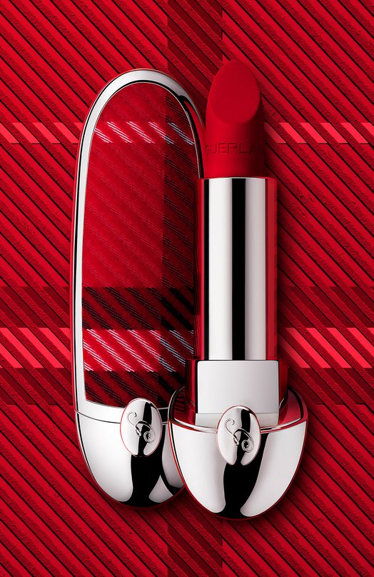 фото Футляр для губной помады rouge g, шотландская клетка guerlain