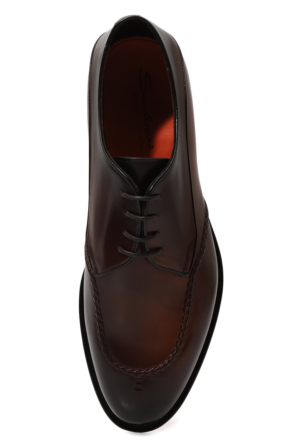 Кожаные дерби SANTONI, арт. MCCG18554MD3HSC2T50, фото 6