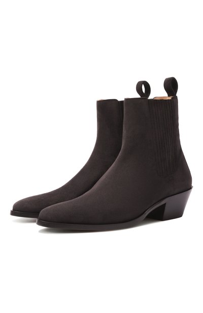 Женские замшевые ботильоны MVST, арт. TS004/VELUKID SUEDE_001