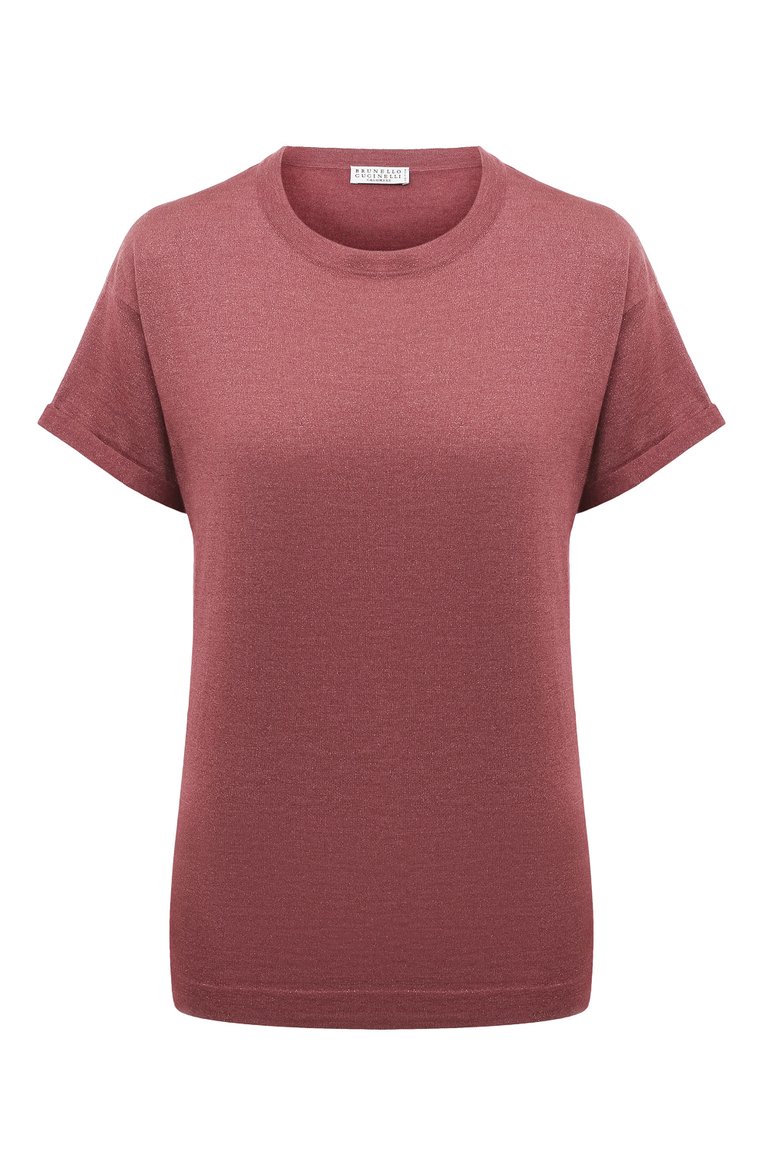 Футболка из кашемира и шелка BRUNELLO CUCINELLI, арт. M41810000, фото 1