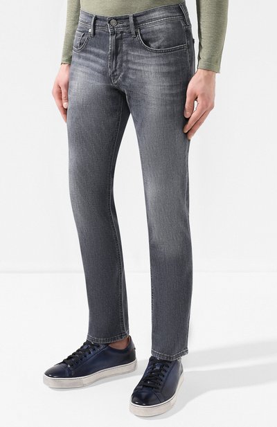 Джинсы прямого кроя BALDESSARINI светло-серого цвета по цене 13700 руб., арт. 16502/1489/92, фото 3 Джинсы прямого кроя BALDESSARINI, арт. 16502/1489/92, фото 3