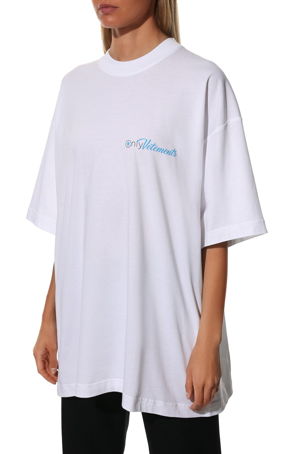 Хлопковая футболка VETEMENTS, арт. UA53TR160W 1611/W, фото 3