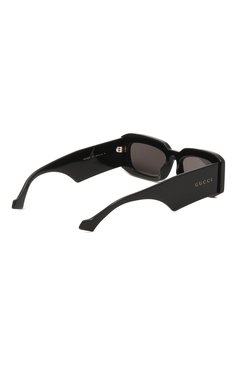 Женские солнцезащитные очки GUCCI черного цвета, арт. GG1426S 001 | Фото 4 (Нос: Не проставлено; Региональные ограничения белый список (Axapta Mercury): Не проставлено; Тип очков: С/з; Материал: Пластик; Оптика Гендер: оптика-женское; Очки форма: Прямоугольные)