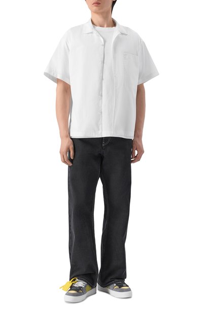 Мужская хлопковая футболка OFF-WHITE, арт. 0MAA120S26JER00E