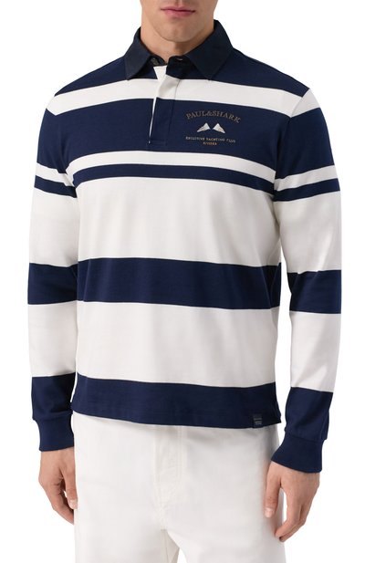 Хлопковое поло PAUL&SHARK, арт. 15311712, фото 3