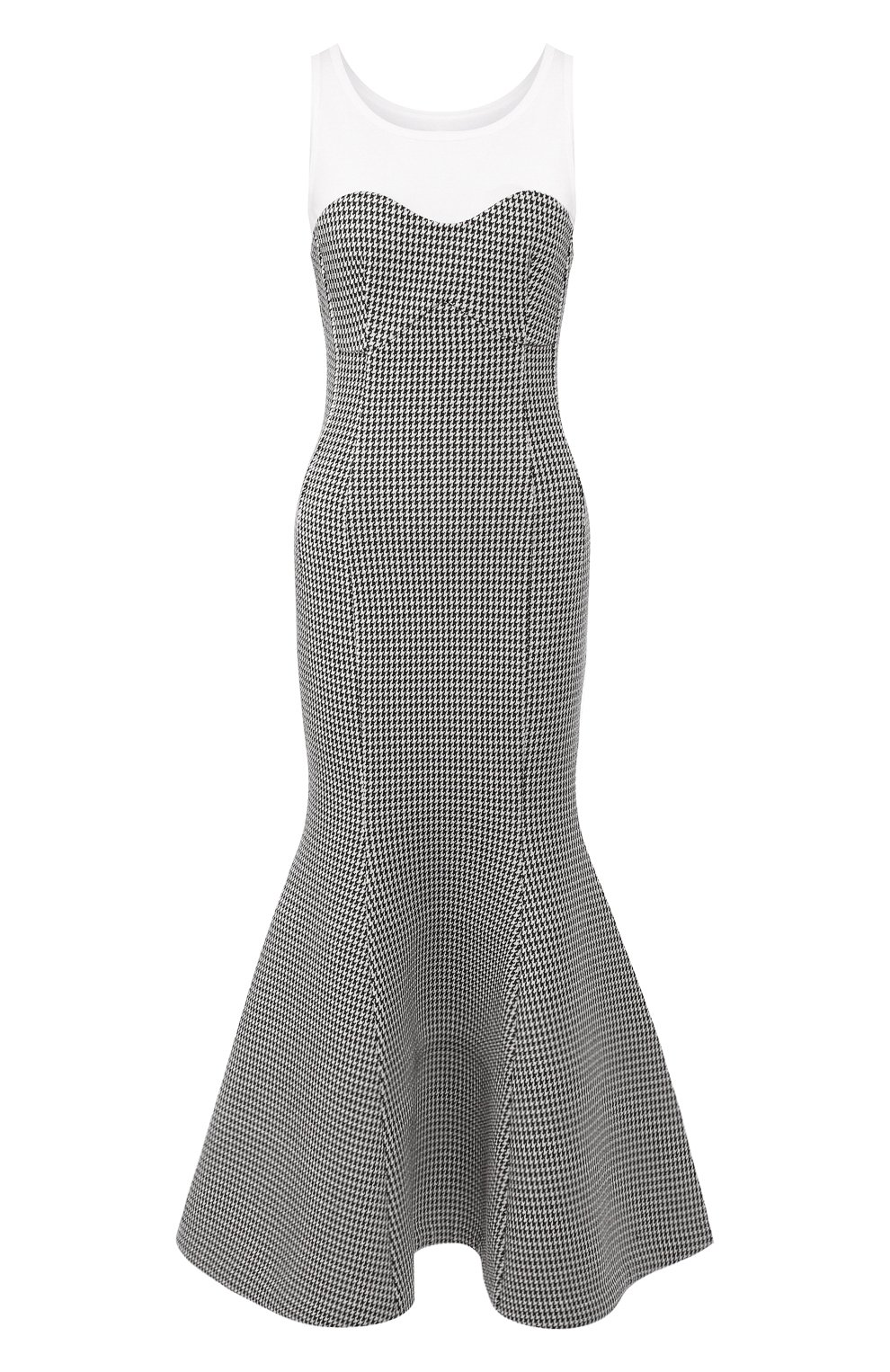 Платье VIKA GAZINSKAYA черно-белого цвета по цене 84200 руб., арт. FW19-1369, фото 1 Платье VIKA GAZINSKAYA, арт. FW19-1369, фото 1