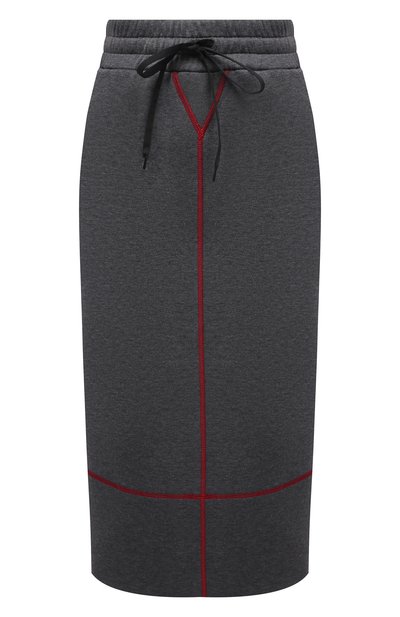 Женская хлопковая юбка MIU MIU, арт. MJD175-1QHY-F0480