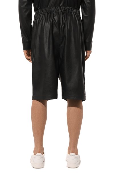 Шорты из экокожи WHO_AM, арт. MP5-P243-BLK, фото 4