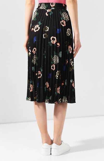 Плиссированная юбка REDVALENTINO черно-белого цвета по цене 51150 руб., арт. SR0RAB85/4HU, фото 4 Плиссированная юбка REDVALENTINO, арт. SR0RAB85/4HU, фото 4