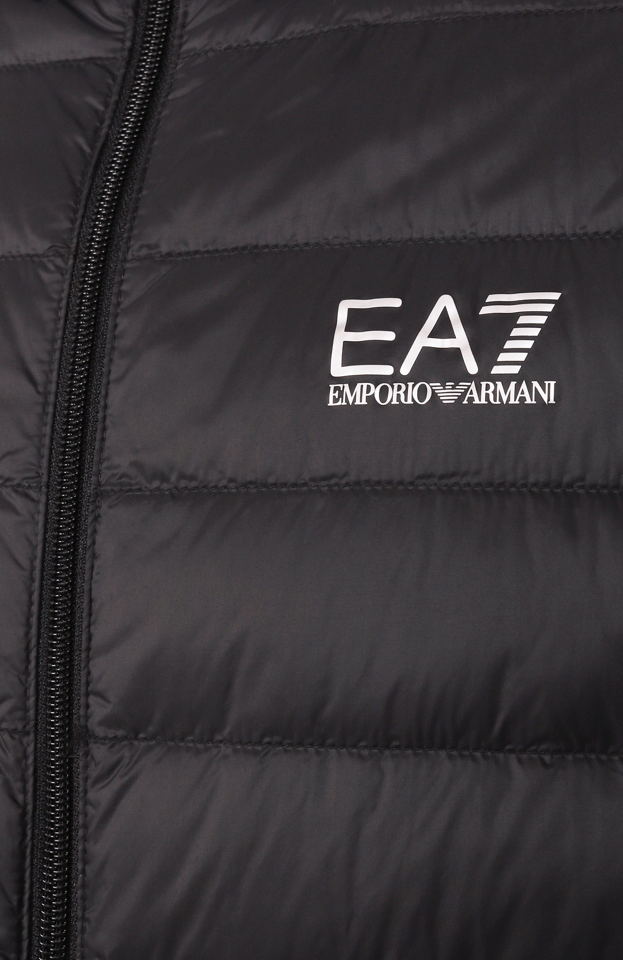 Пуховая куртка EA7 черного цвета по цене 20950 руб., арт. 8NPB23/PNGPZ/S, фото 6 Пуховая куртка EA7, арт. 8NPB23/PNGPZ/S, фото 6