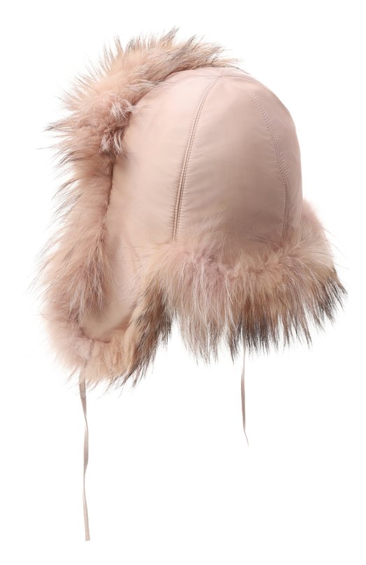 Меховая шапка-ушанка Саша из лисы FurLand 0107609610010600143 Розовый  0107609610010600143 Фото 2