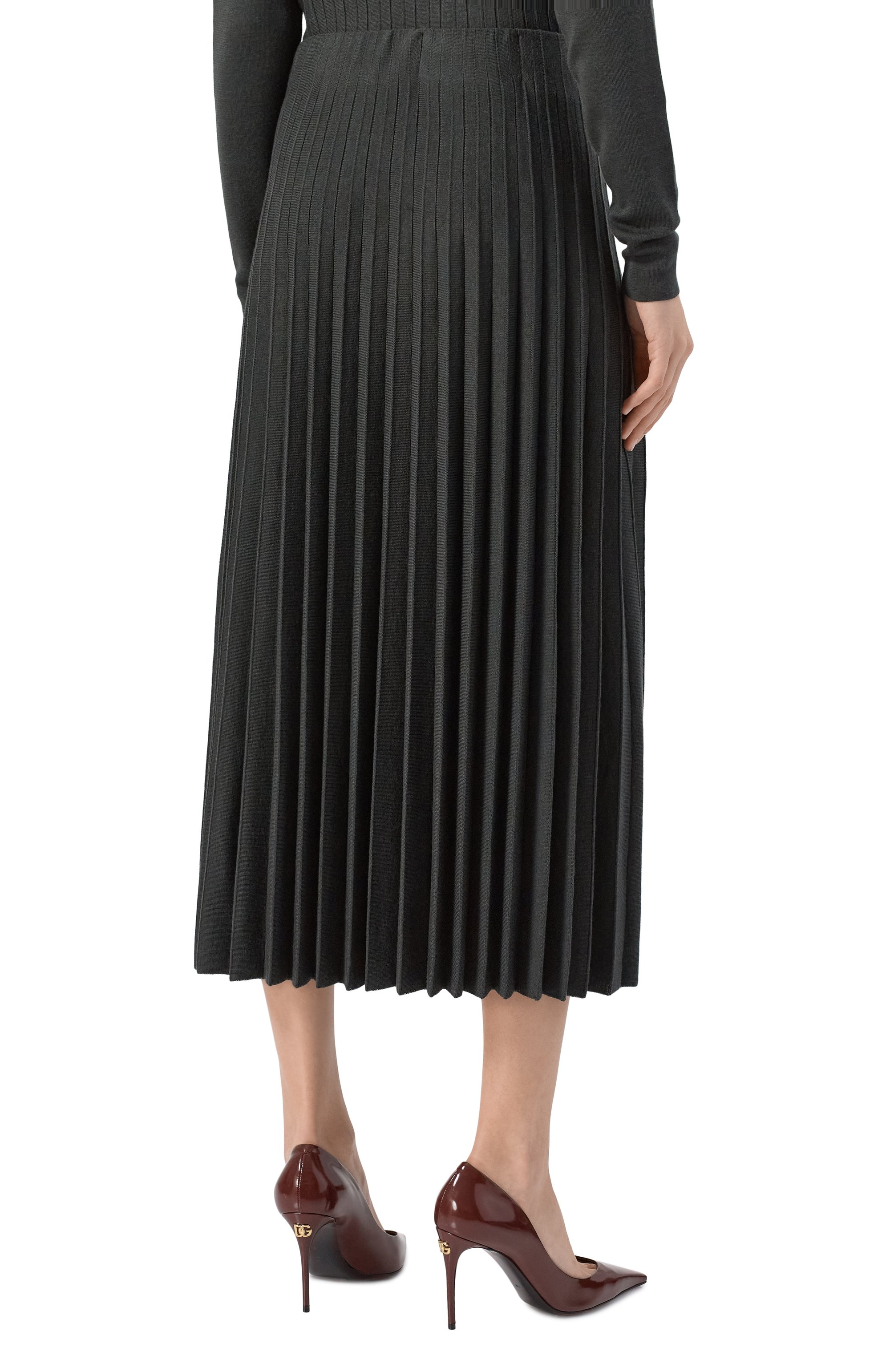 Юбка из шерсти и шелка AGNONA, арт. KG02020E/9D180NE, фото 4