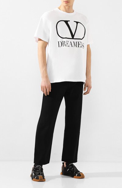 Хлопковая футболка VALENTINO, арт. TV0MG06B681, фото 2