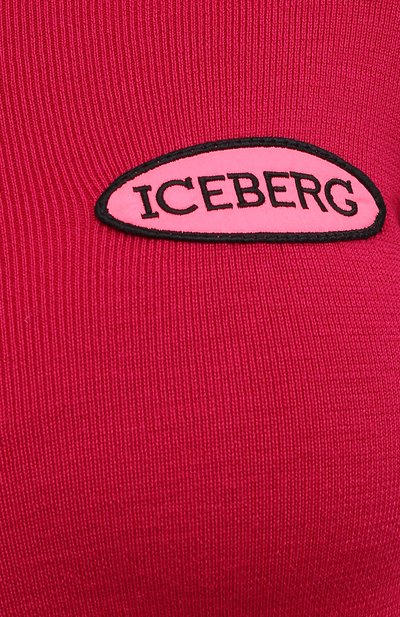 Шерстяное платье ICEBERG фуксия цвета по цене 34500 руб., арт. 20I I2P0/AH01/7010, фото 5 Шерстяное платье ICEBERG, арт. 20I I2P0/AH01/7010, фото 5