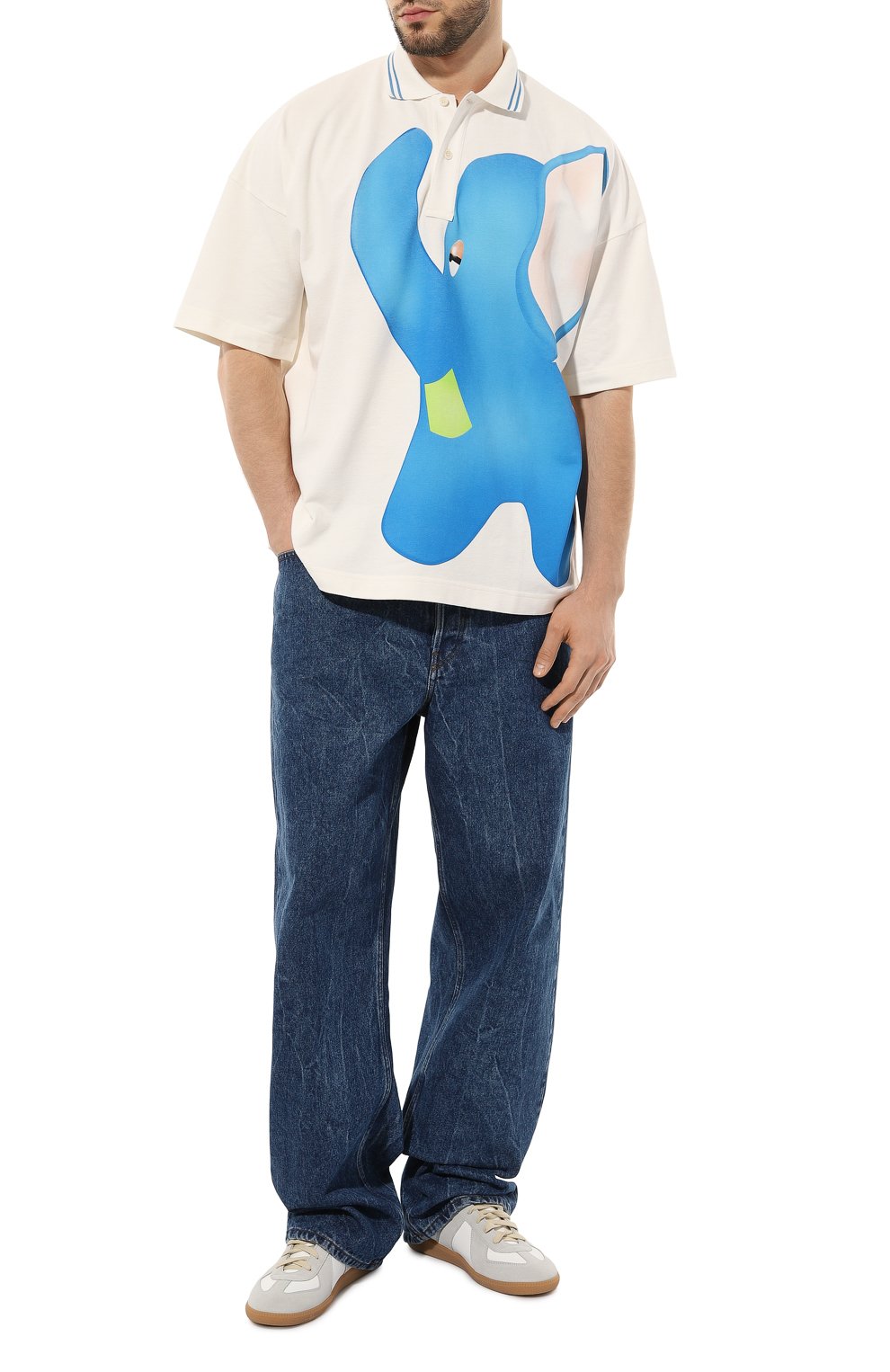 Хлопковое поло JW ANDERSON, арт. J00112PG0960, фото 2