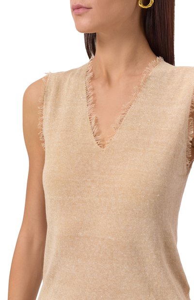Льняной топ GRAN SASSO, арт. 57248/24848, фото 5