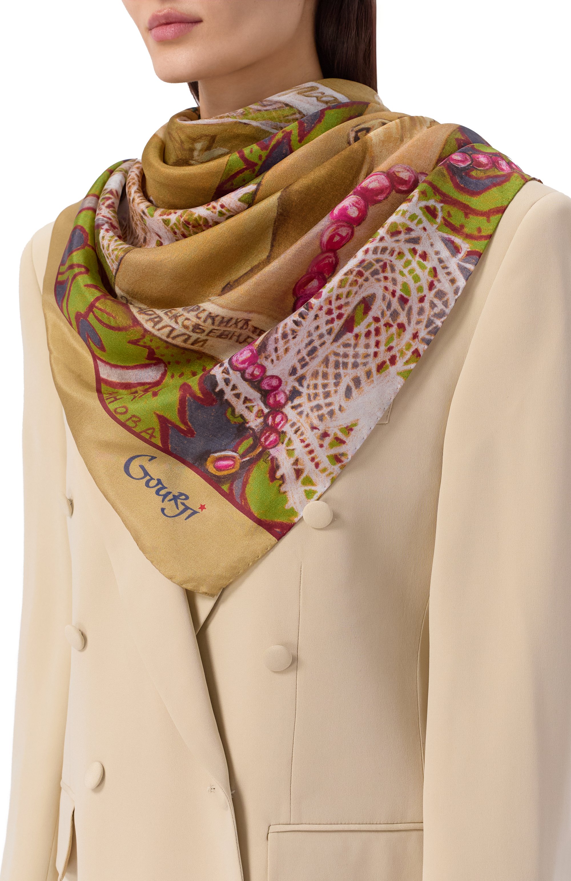 Шелковая шаль мариинский театр GOURJI, арт. 91140737/61, фото 2