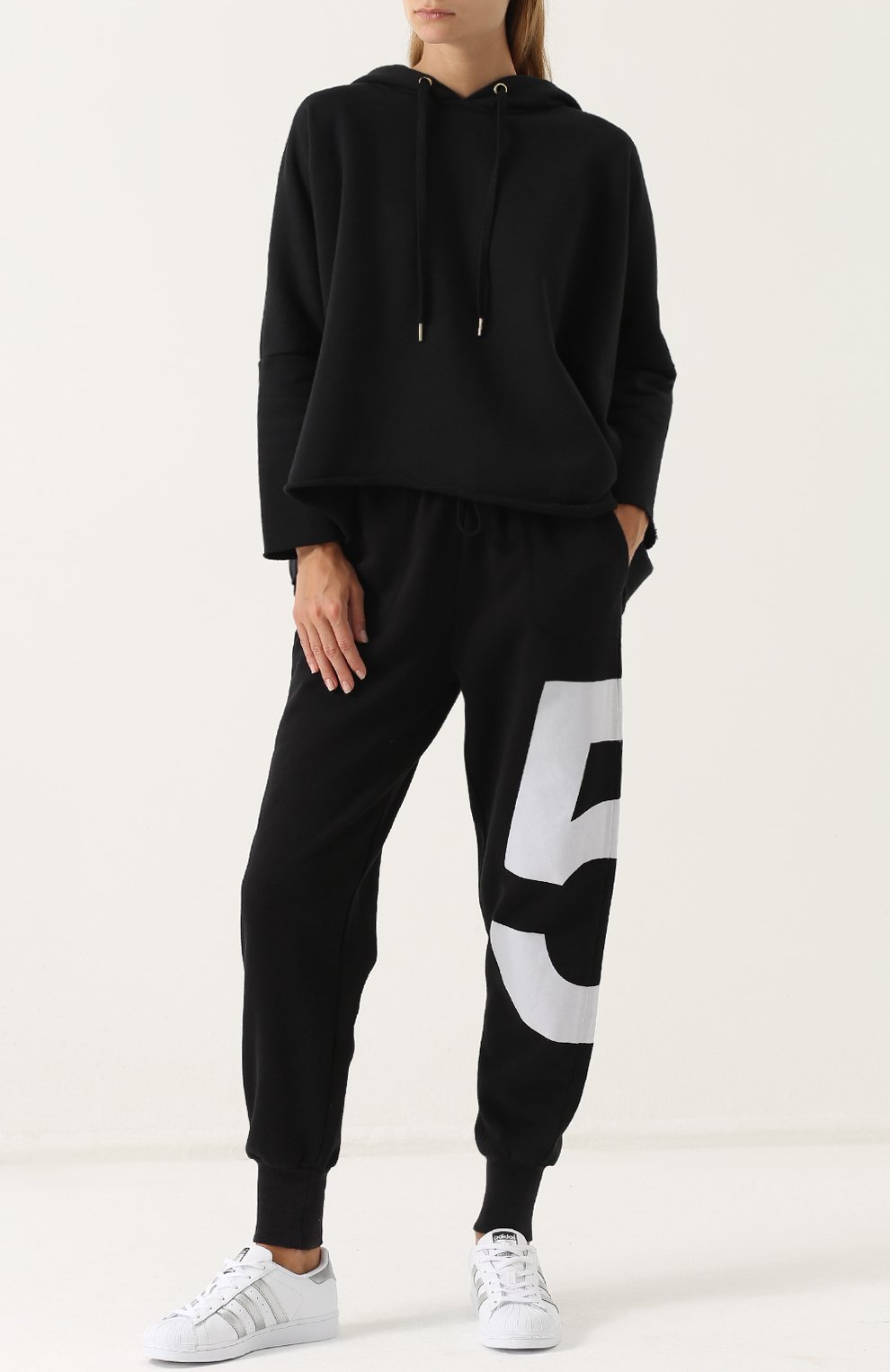 Кожаные кеды superstar на шнуровке ADIDAS ORIGINALS, арт. AQ3091, фото 2