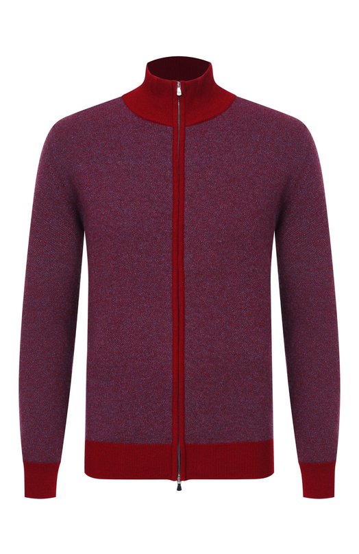 Кардиган из шерсти и кашемира Andrea Campagna M5625-9416 Бордовый M5625-9416