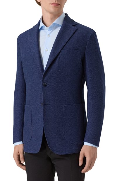 Хлопковый пиджак MVST, арт. TRIC0TT0N 40886, фото 4