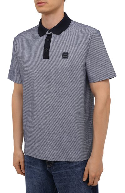 Хлопковое поло BOSS, арт. 50452915, фото 3