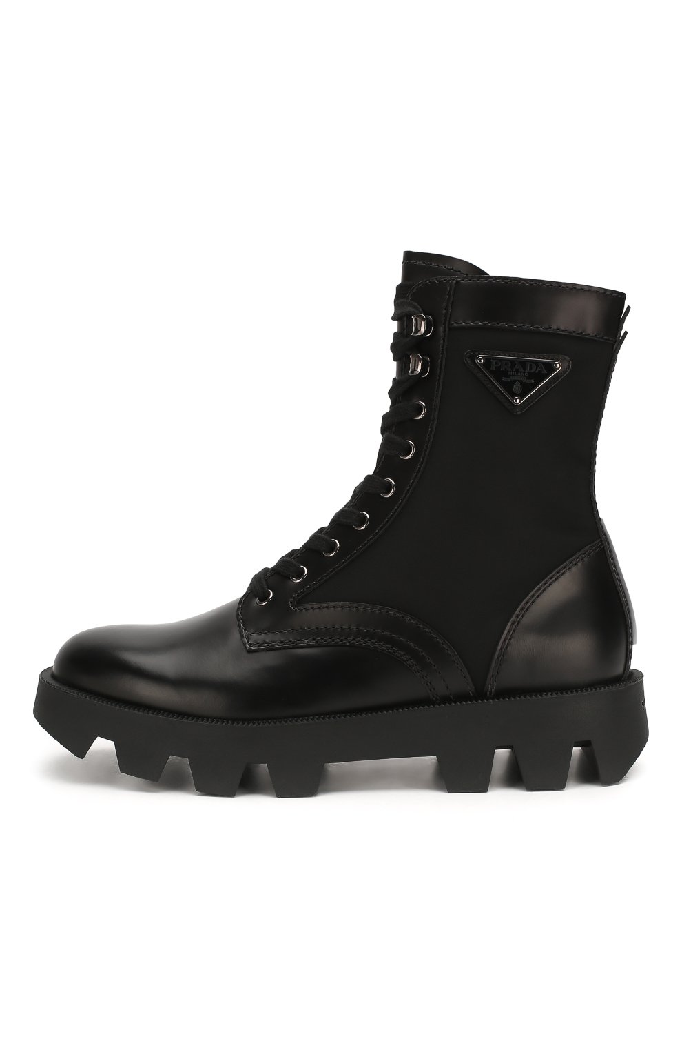 Комбинированные ботинки PRADA, арт. 2UE006-3L09-F0002, фото 3