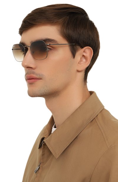 Солнцезащитные очки RAY-BAN коричневого цвета по цене 22500 руб., арт. 3694-004/51, фото 3 Солнцезащитные очки RAY-BAN, арт. 3694-004/51, фото 3