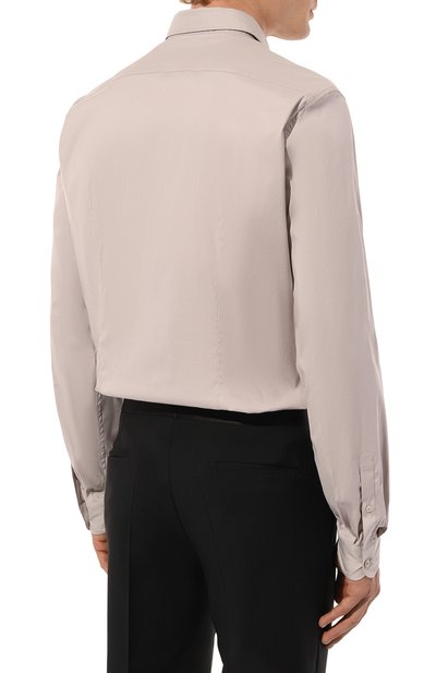 Хлопковая рубашка PRADA, арт. UCN122-F62-F0164-172, фото 4
