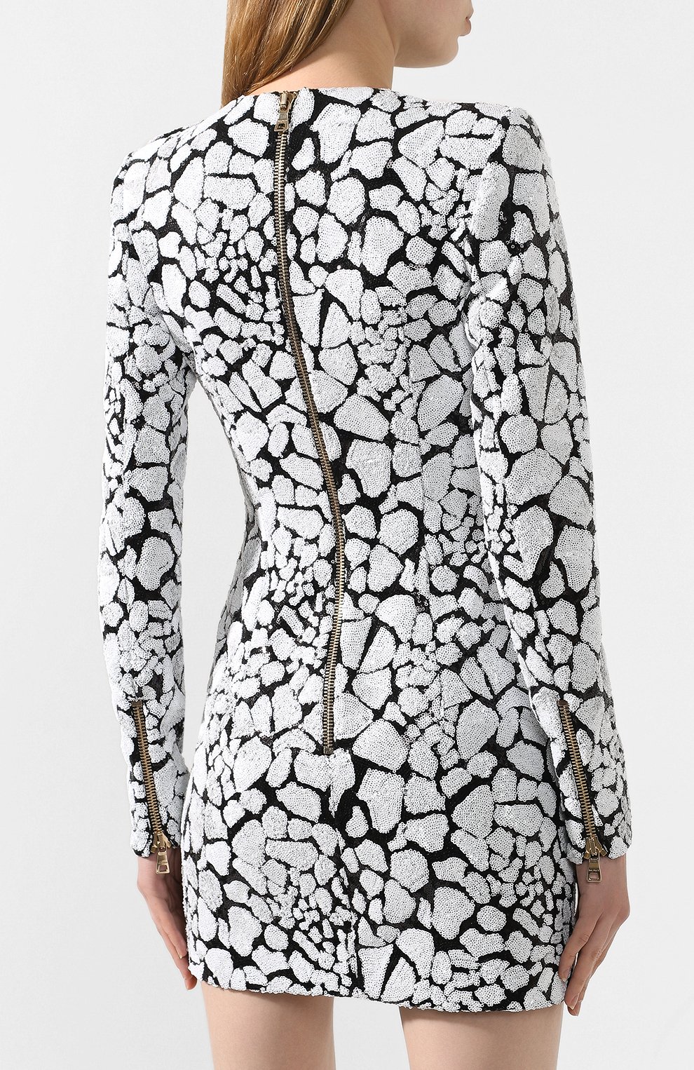 Платье с пайетками BALMAIN, арт. TF16200/X351, фото 4