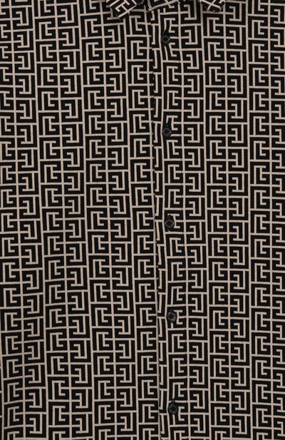 Хлопковая рубашка BALMAIN, арт. BX5P10, фото 3