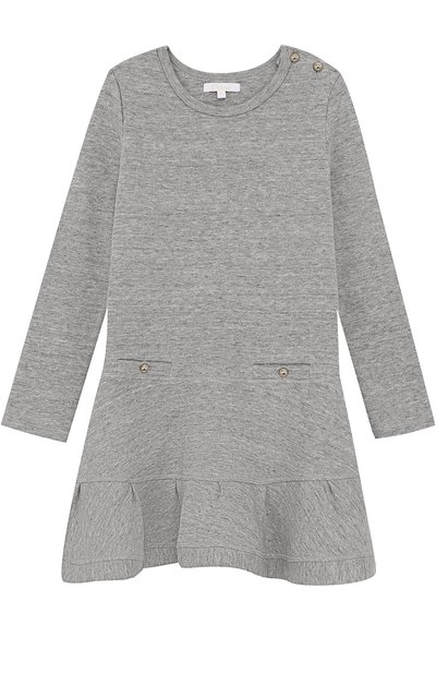 Приталенное мини-платье из хлопка и полиэстера CHLOÉ, арт. C12636/6A-12A, фото 1