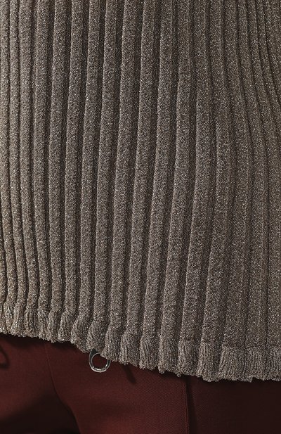 Шелковая водолазка с металлизированной нитью CHLOÉ, арт. CHC18WMP29600, фото 5