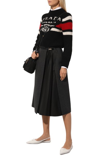 Шерстяная юбка PRADA, арт. P101TH-1Y34-F0806-212, фото 2