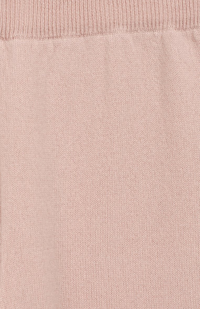 Детские кашемировые джоггеры GIORGETTI CASHMERE розового цвета, арт. MB1309/2A-6A | Фото 3 (Материал внешний: Шерсть, Кашемир; Материал внутренний: Не назначено; Материал сплава: Проставлено; Нос: Не проставлено; Девочки Кросс-КТ: Джоггеры-одежда; Статус проверки: Проверена категория; Ростовка одежда: 6 лет | 116 см)