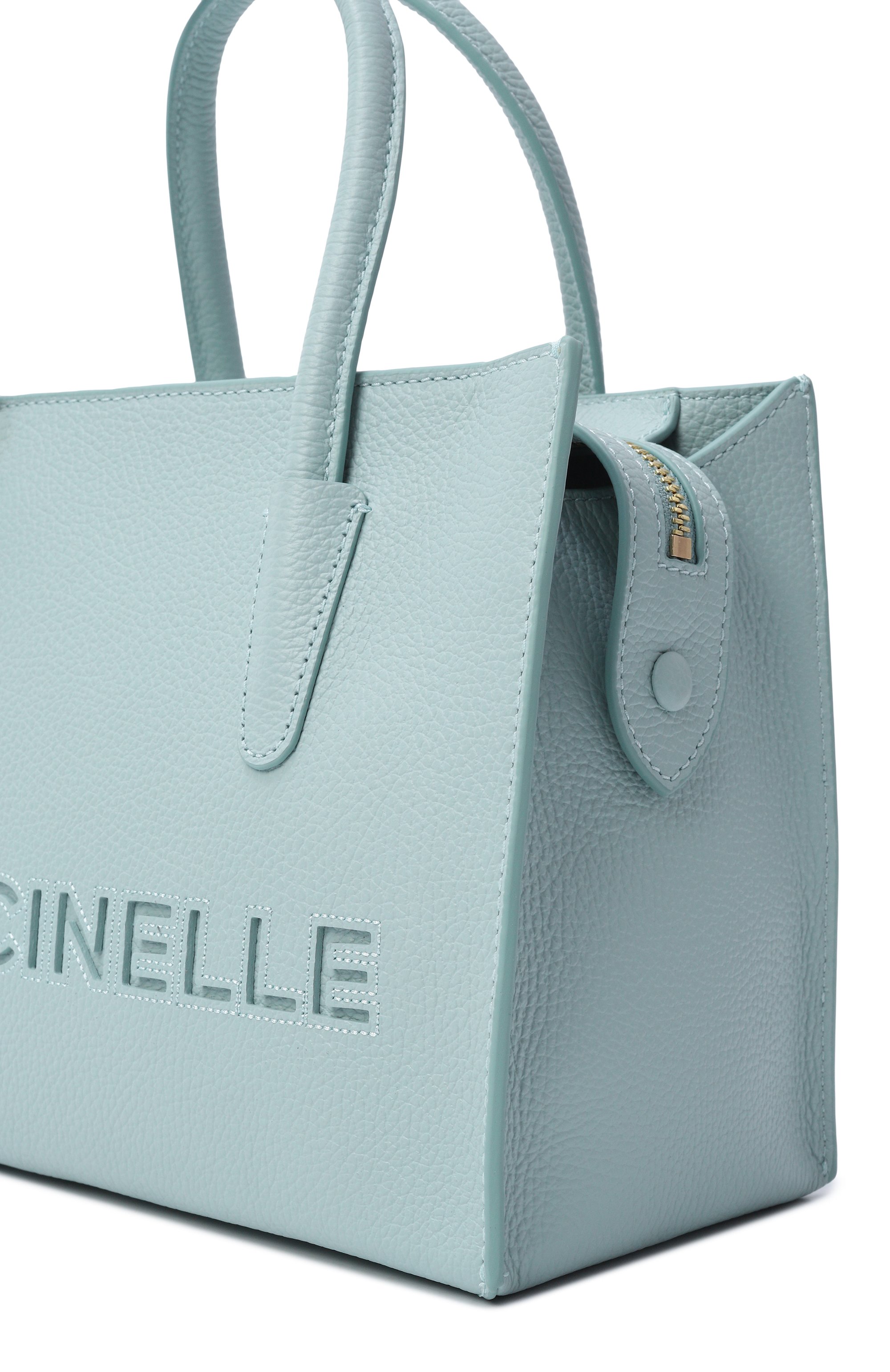 Сумка myrtha 26 small COCCINELLE бирюзового цвета по цене 37800 руб., арт. E1 UAK 18 01 01, фото 6 Сумка myrtha 26 small COCCINELLE, арт. E1 UAK 18 01 01, фото 6