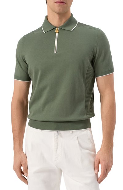 Хлопковое поло STEFANO RICCI, арт. K616410P31/F25116, фото 3