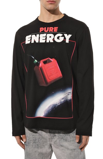 Хлопковый лонгслив DIESEL, арт. A08641/0BEAF, фото 3