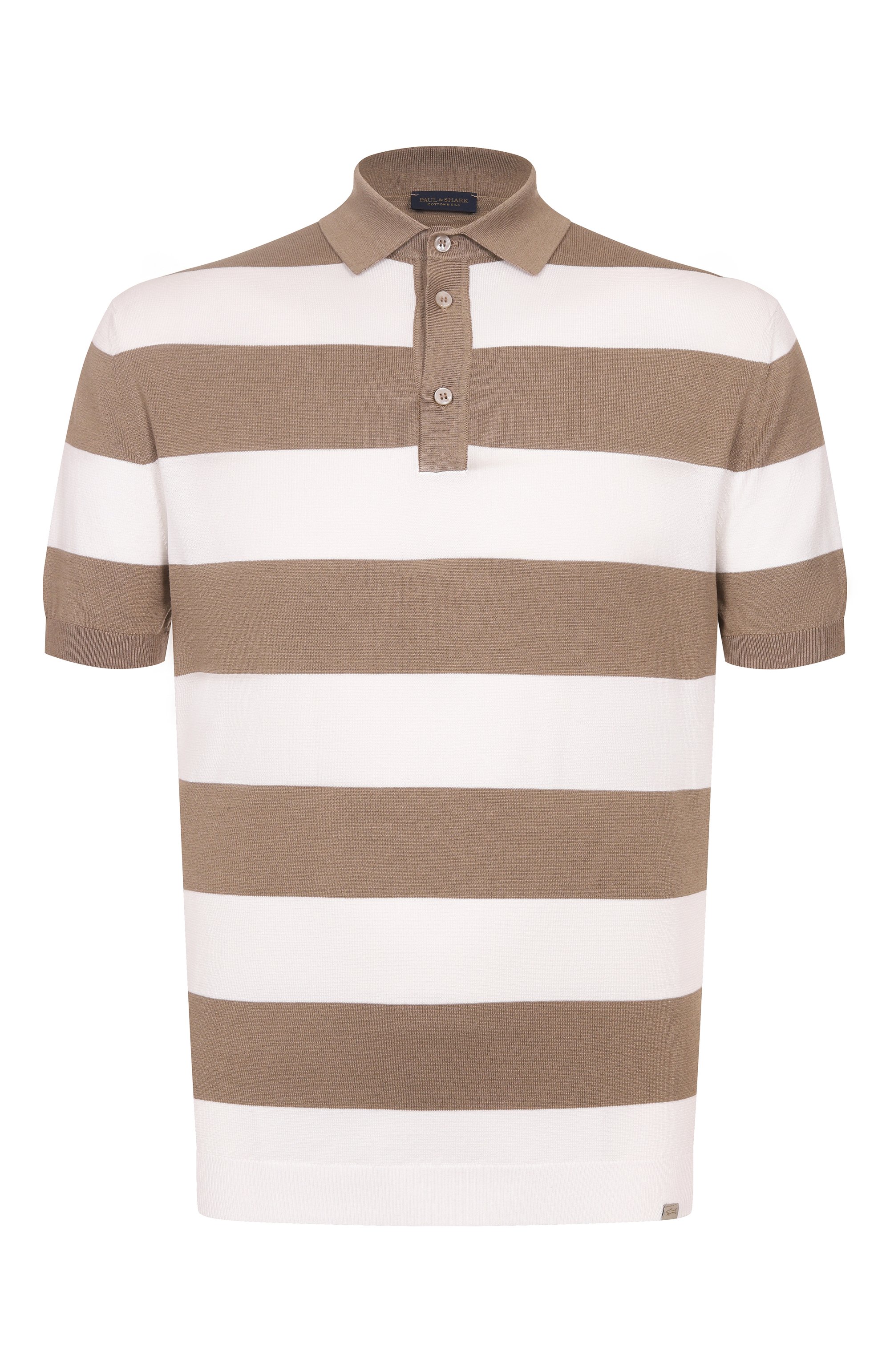 Поло из шелка и хлопка PAUL&SHARK, арт. 25411618, фото 1