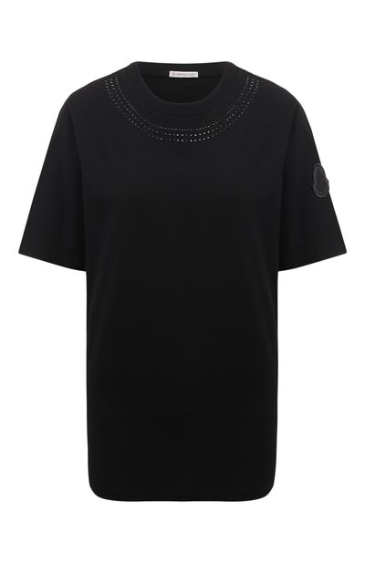 Женская хлопковая футболка MONCLER, арт. 8C000-15-829HP