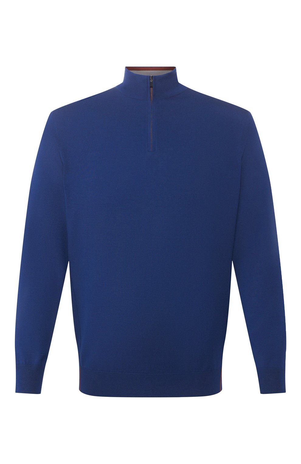 Шерстяной джемпер LORO PIANA синего цвета по цене 171000 руб., арт. FAL0878, фото 1 Шерстяной джемпер LORO PIANA, арт. FAL0878, фото 1