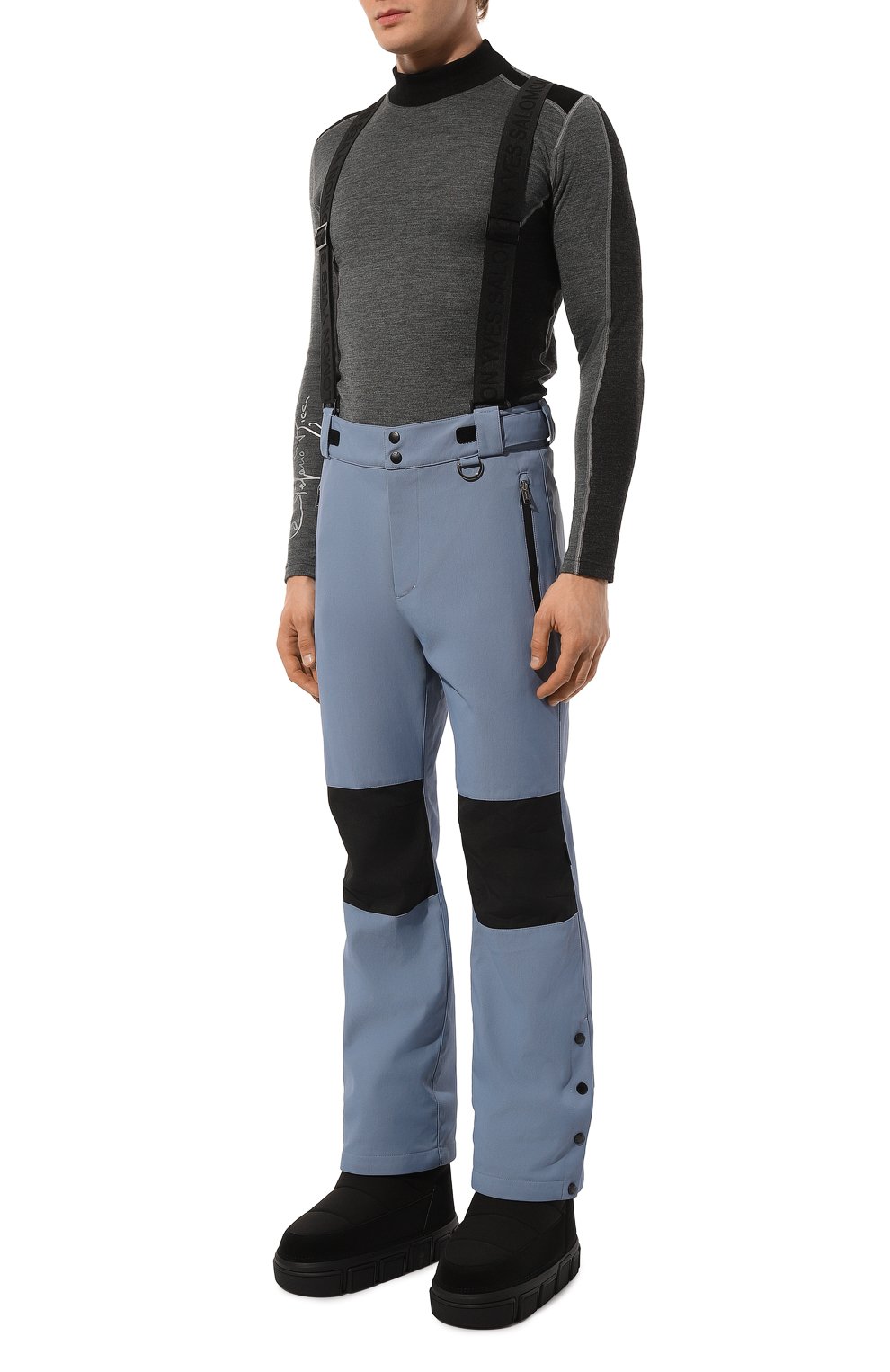 Брюки YVES SALOMON голубого цвета по цене 66100 руб., арт. 25WIP008XXK13W, фото 3 Брюки YVES SALOMON, арт. 25WIP008XXK13W, фото 3