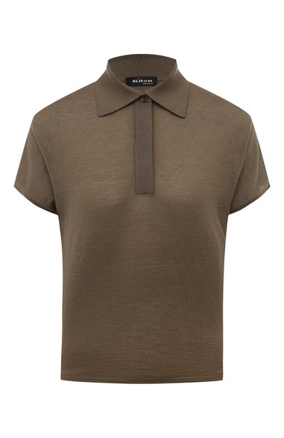 Женское поло из кашемира и шелка KITON, арт. D57711107
