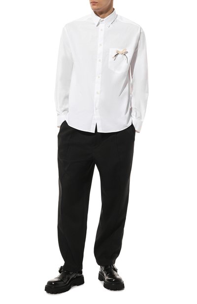 Хлопковая рубашка JACQUEMUS, арт. 23H/216SH001-1454, фото 2