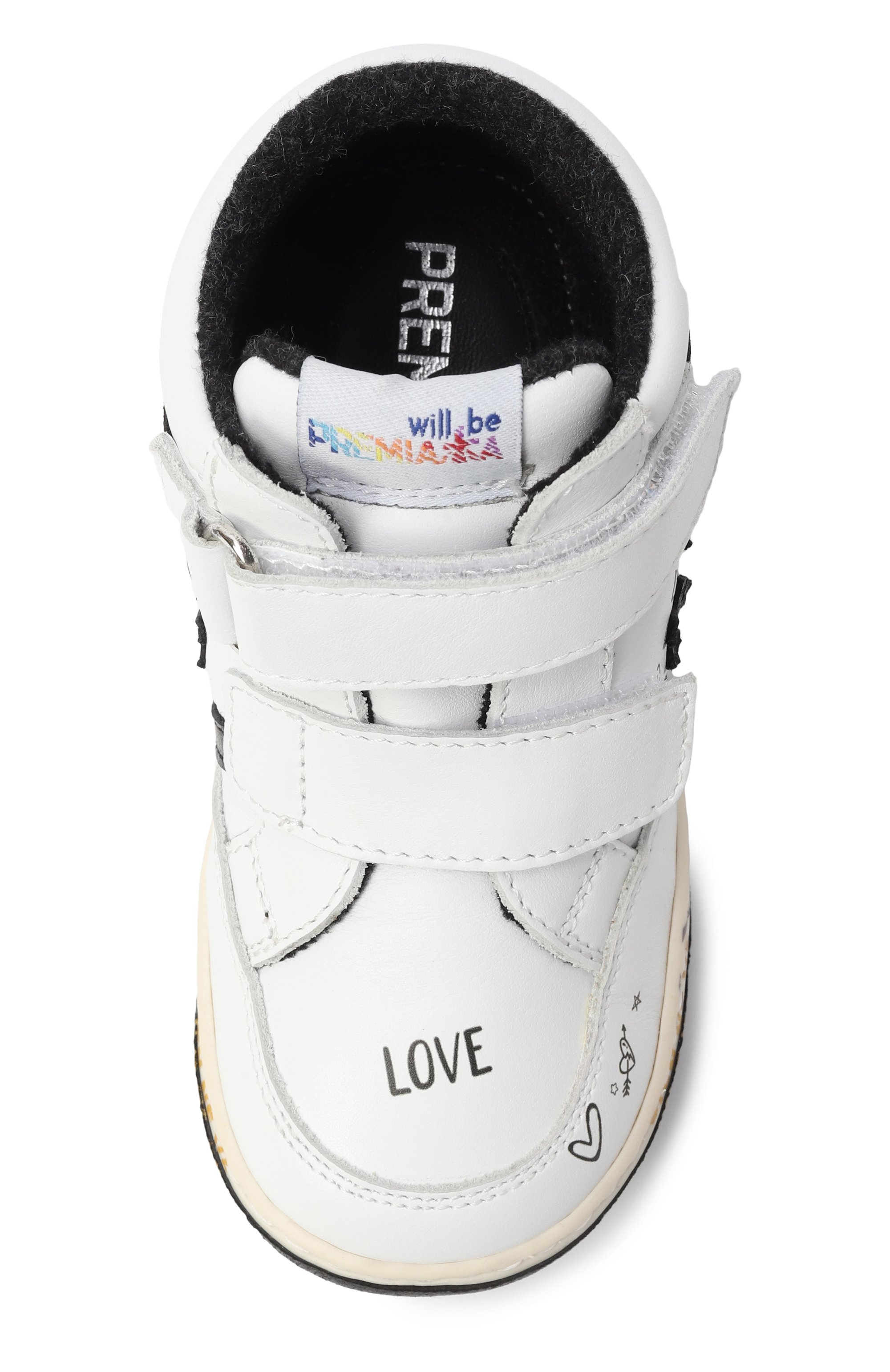 Кожаные кеды wally PREMIATA WILL BE, арт. 24K342507/BABY WALLY V K/20-26, фото 4