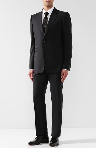 Шерстяной костюм с пиджаком на двух пуговицах GUCCI, арт. 450542/Z421E, фото 1