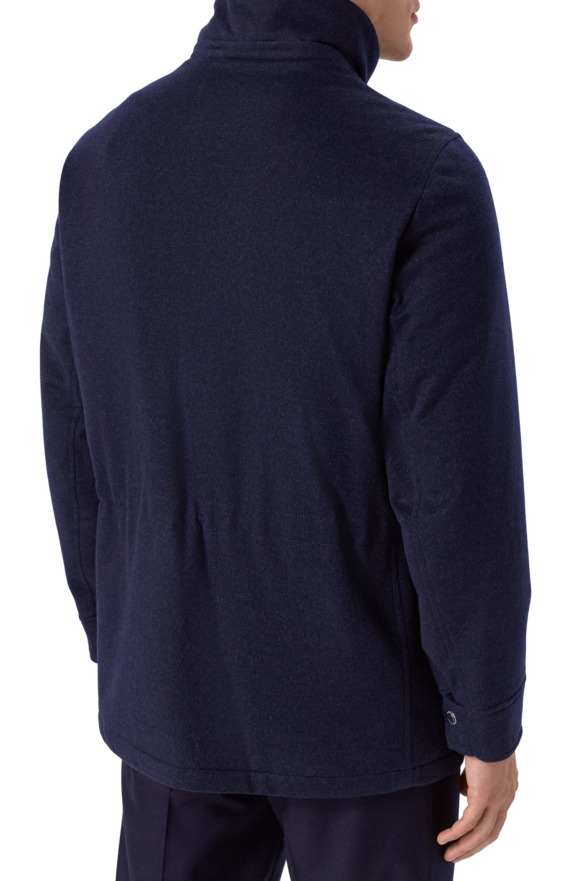 Кашемировая куртка BRUNELLO CUCINELLI темно-синего цвета по цене 586000 руб., арт. MM4006400, фото 6 Кашемировая куртка BRUNELLO CUCINELLI, арт. MM4006400, фото 6