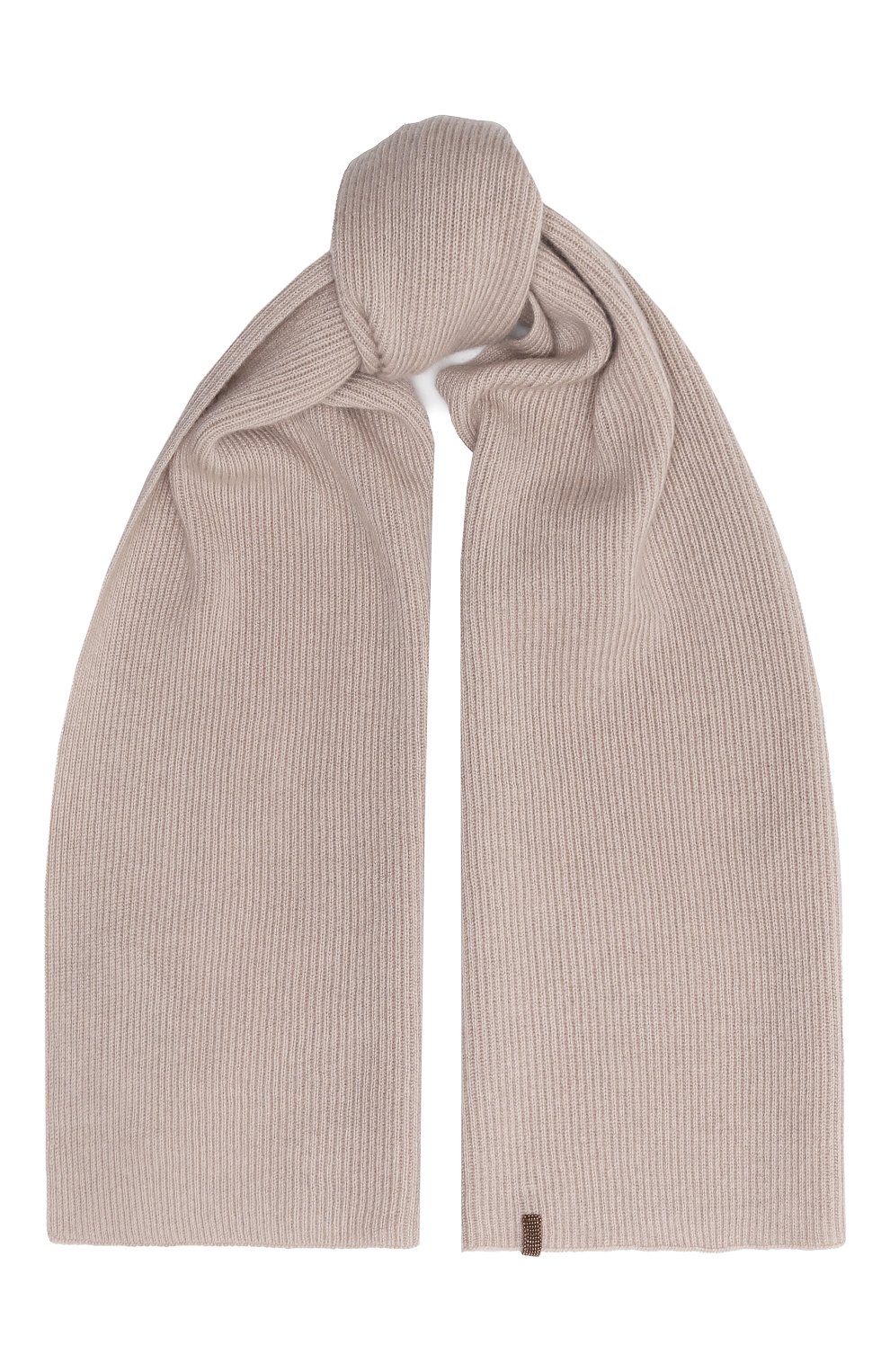 Кашемировый шарф BRUNELLO CUCINELLI розового цвета по цене 32900 руб., арт. B12M10769A, фото 1 Кашемировый шарф BRUNELLO CUCINELLI, арт. B12M10769A, фото 1